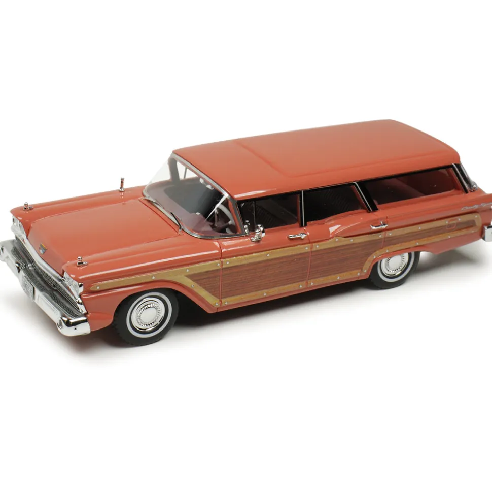 1959 Ford Country Squire - Rose 1:43 Scale Cast Resin Model Car by Goldvarg Collection