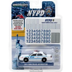 2011 Ford Crown Victoria Police New York City | Greenlight 1:64 Scale Diecast Model Car by Greenlight