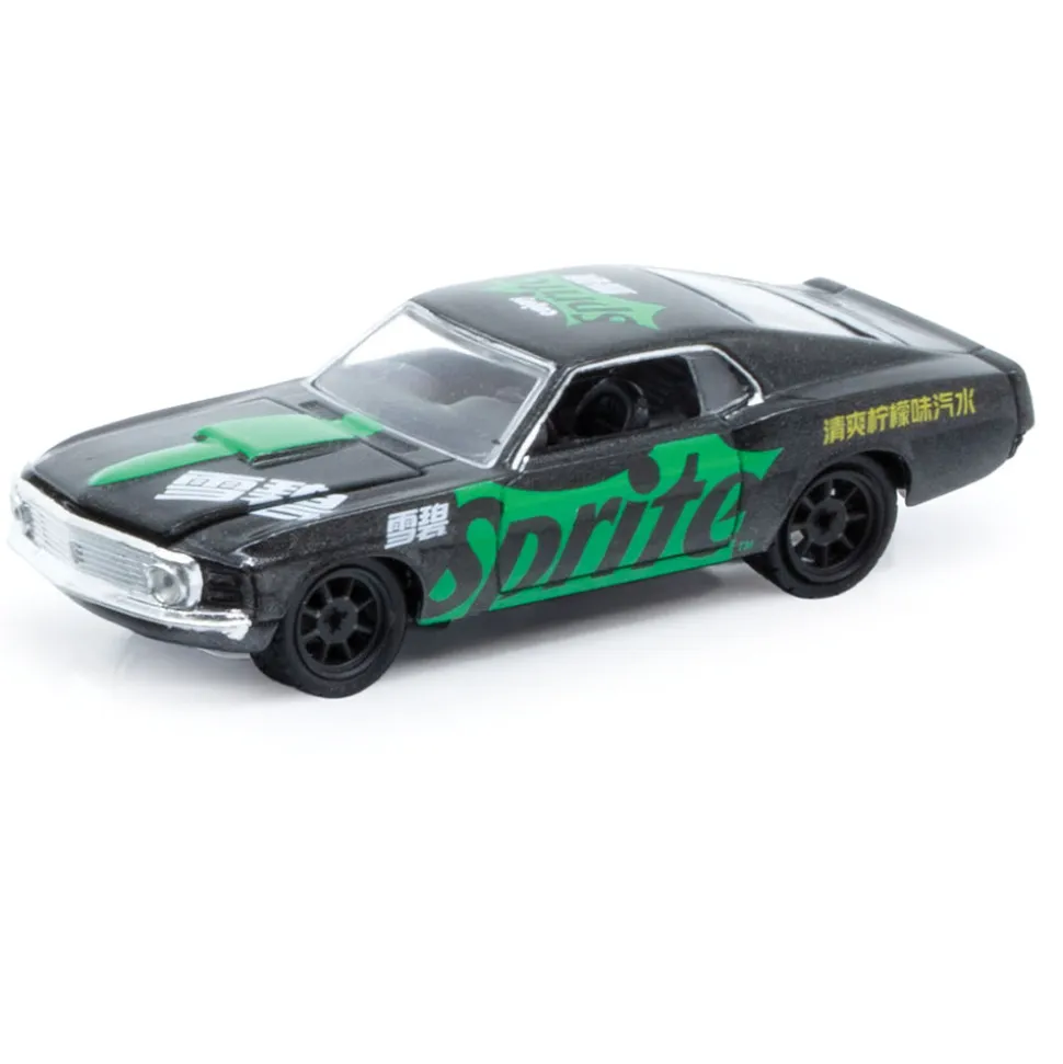1970 Ford C-950 with 1970 Ford Mustang - Sprite 1:64 Scale Diecast Model Truck by M2 Machines