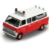 1969 Ford Econoline Ambulance - Los Angeles Fire Department 1:64 Scale Diecast Model Truck by Greenlight