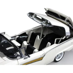 1957 Ford Fairlane 500 Skyliner -Colonial White 1:18 Scale Diecast Model Car by Sunstar