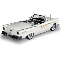 1957 Ford Fairlane 500 Skyliner -Colonial White 1:18 Scale Diecast Model Car by Sunstar