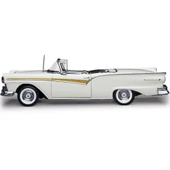 1957 Ford Fairlane 500 Skyliner -Colonial White 1:18 Scale Diecast Model Car by Sunstar