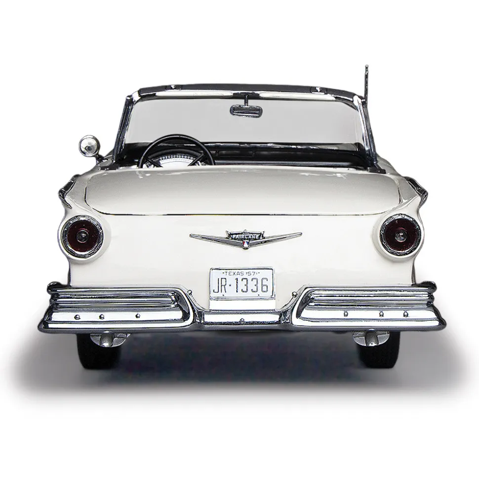 1957 Ford Fairlane 500 Skyliner -Colonial White 1:18 Scale Diecast Model Car by Sunstar