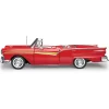 1957 Ford Fairlane 500 Skyliner-Flame Red 1:18 Scale Diecast Model Car by Sunstar