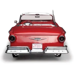 1957 Ford Fairlane 500 Skyliner-Flame Red 1:18 Scale Diecast Model Car by Sunstar