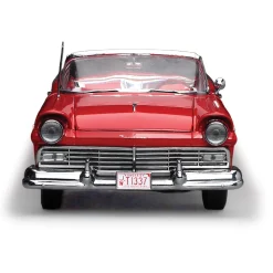 1957 Ford Fairlane 500 Skyliner-Flame Red 1:18 Scale Diecast Model Car by Sunstar