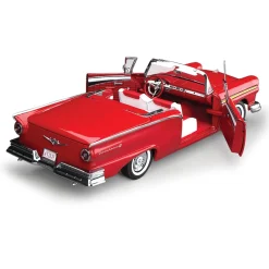 1957 Ford Fairlane 500 Skyliner-Flame Red 1:18 Scale Diecast Model Car by Sunstar