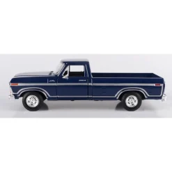 1979 Ford F-150 Custom - Dark Blue 1:24 Scale Diecast Model Truck by Motormax