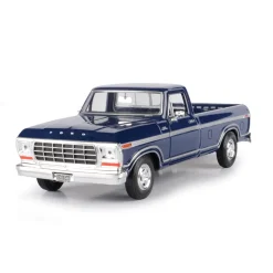 1979 Ford F-150 Custom - Dark Blue 1:24 Scale Diecast Model Truck by Motormax