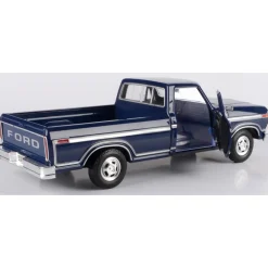 1979 Ford F-150 Custom - Dark Blue 1:24 Scale Diecast Model Truck by Motormax