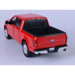 2019 Ford F-150 Lariat Crew Cab - Red 1:27 Scale Diecast Model Truck by Motormax