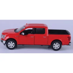 2019 Ford F-150 Lariat Crew Cab - Red 1:27 Scale Diecast Model Truck by Motormax