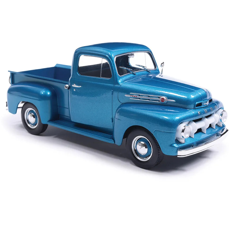 1952 Ford F1 - Light Blue 1:24 Scale Diecast Model Truck by IXO Models