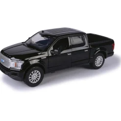 2019 Ford F-150 Limited Crew Cab - Black 1:27 Scale Diecast Model Truck by Motormax