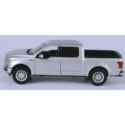 2019 Ford F-150 Limited Crew Cab - Silver 1:27 Scale Diecast Model Truck by Motormax