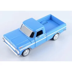 1972 Ford F-100 Pickup - Blue 1:24 Scale Diecast Model Truck by Motormax