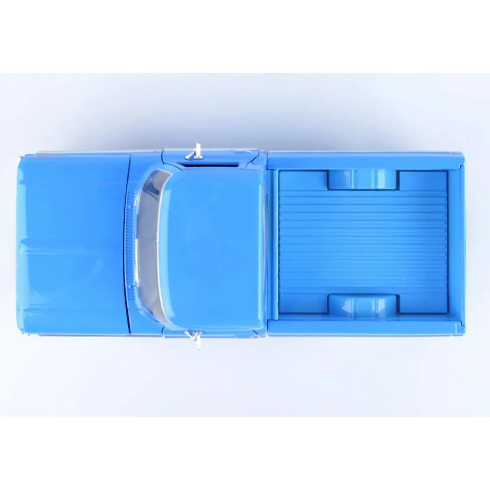 1972 Ford F-100 Pickup - Blue 1:24 Scale Diecast Model Truck by Motormax