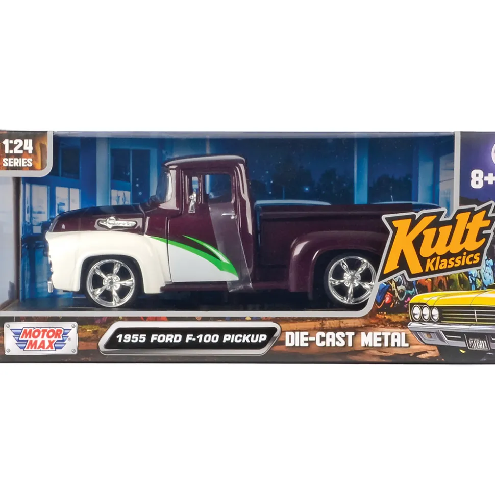 1956 Ford F-100 Pickup - Kult Klassics 1:24 Scale Diecast Model Truck by Motormax