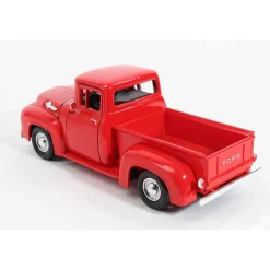 1956 Ford F-100 Pickup - Red 1:24 Scale 1:24 Scale Diecast Model Truck by Motormax