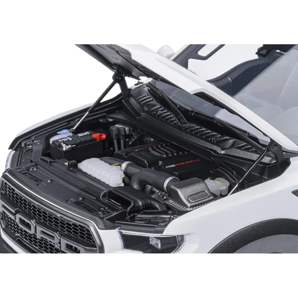 2019 Ford F-150 Raptor Supercrew - Oxford White 1:18 Scale Diecast & Composite Model Truck by AutoArt
