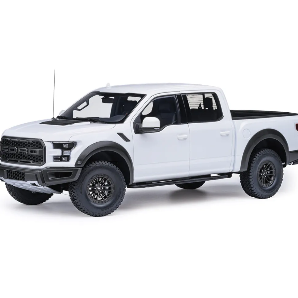 2019 Ford F-150 Raptor Supercrew - Oxford White 1:18 Scale Diecast & Composite Model Truck by AutoArt