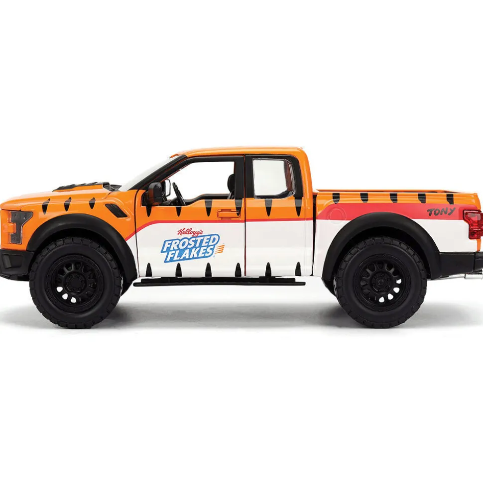 2017 Ford F-150 Raptor with Tony The Tiger Frosted Flakes Figure 1:24 Scale Diecast Model Truck by Jada Toys