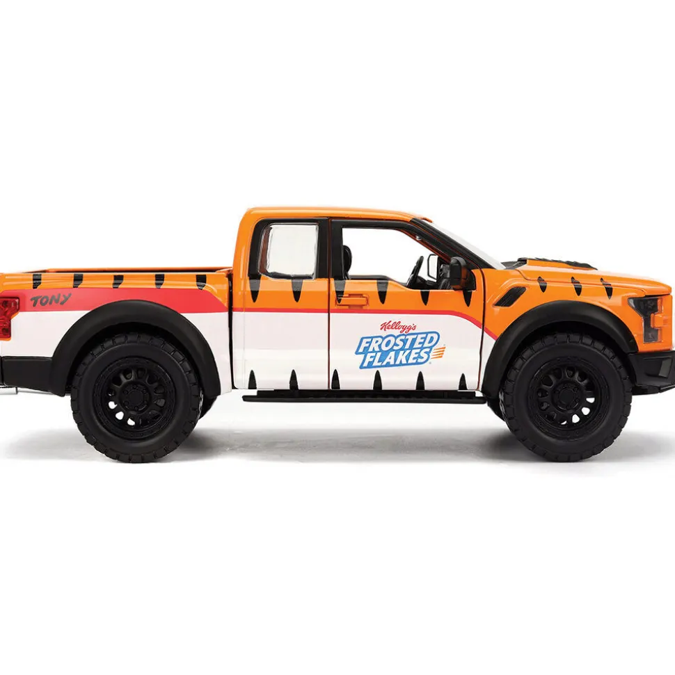 2017 Ford F-150 Raptor with Tony The Tiger Frosted Flakes Figure 1:24 Scale Diecast Model Truck by Jada Toys