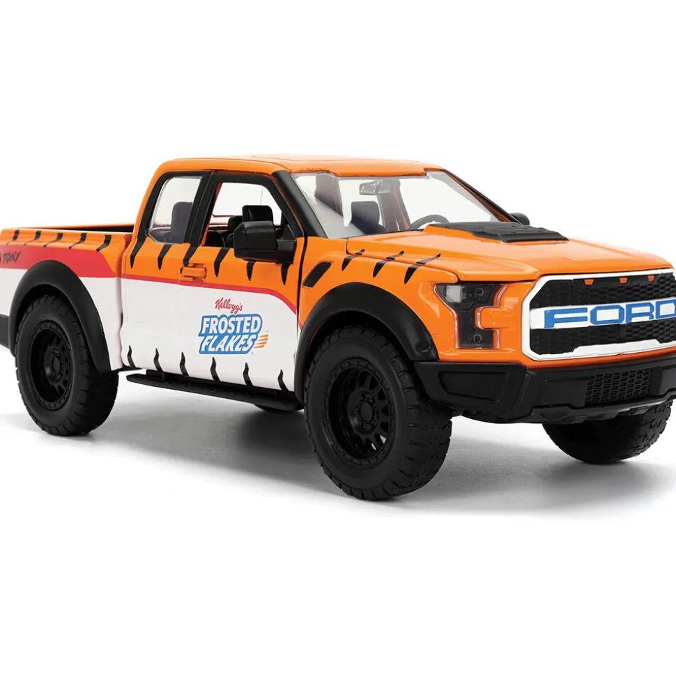 2017 Ford F-150 Raptor with Tony The Tiger Frosted Flakes Figure 1:24 Scale Diecast Model Truck by Jada Toys