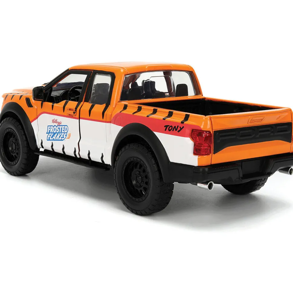 2017 Ford F-150 Raptor with Tony The Tiger Frosted Flakes Figure 1:24 Scale Diecast Model Truck by Jada Toys
