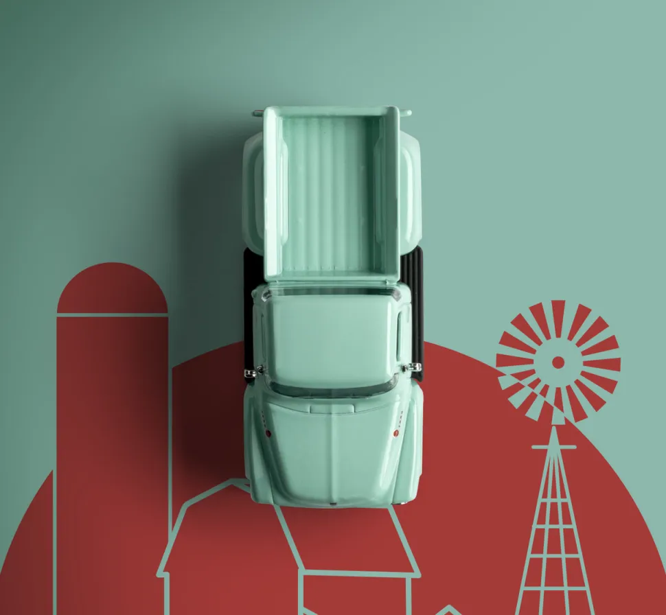 1956 Ford F-100 1:64 Scale Diecast Model Truck by Jada Toys