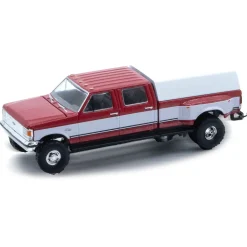1987 Ford F-350 Truck & 1966 Ford Bronco 1:64 Scale Diecast Model Truck by M2 Machines