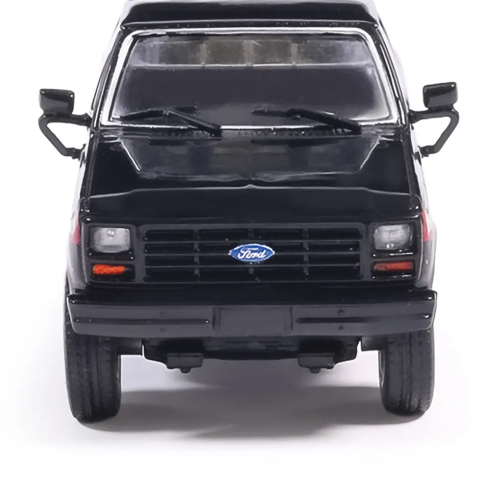 1983 Ford F-150 XLS Flareside 4X4 - Raven Black 1:64 Scale Diecast Model Truck by IXO Models