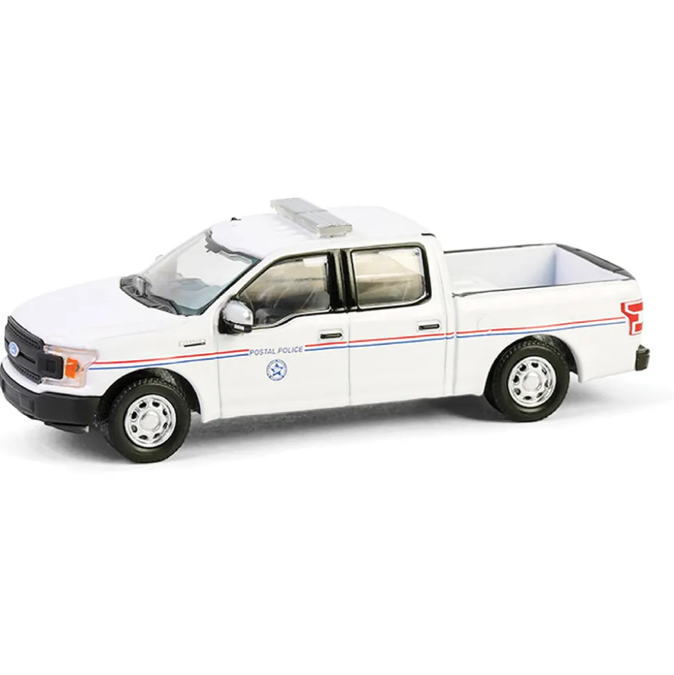 2020 Ford F-150 XL - United States Postal Service (USPS) Postal Police (Hobby Exclusive) 1:64 Scale Diecast Model Truck by Greenlight