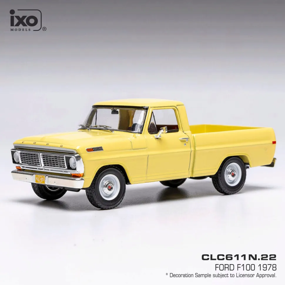 1978 Ford F-100 - Yellow 1:43 Scale Diecast Model Truck by IXO Models
