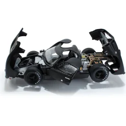 1966 Ford GT40 Custom Matt-Black 1:18 Scale Diecast Model Car by Shelby Collectibles