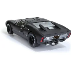 1966 Ford GT40 Custom Matt-Black 1:18 Scale Diecast Model Car by Shelby Collectibles