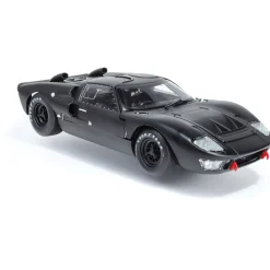 1966 Ford GT40 Custom Matt-Black 1:18 Scale Diecast Model Car by Shelby Collectibles