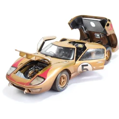 1966 Ford GT40 - LeMans #5 After Race 1:18 Scale Diecast Model Car by Shelby Collectibles