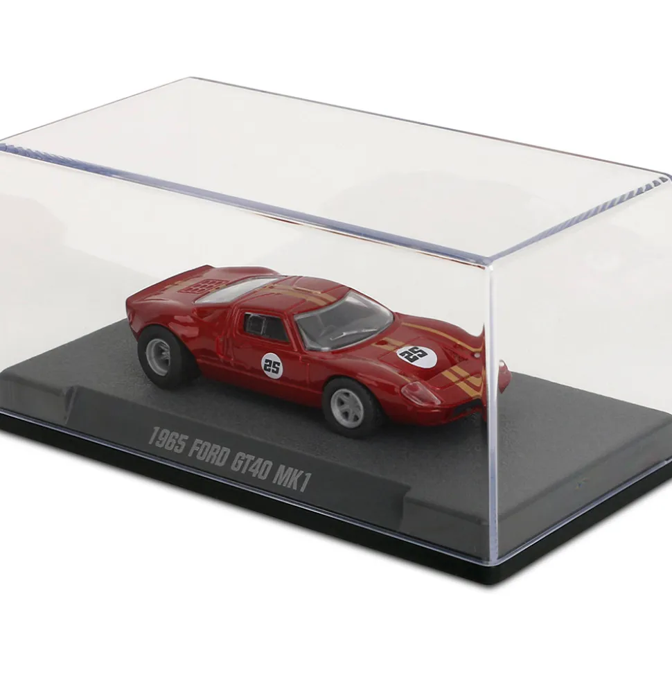 1965 Ford GT40 Mk1 - Red #25 1:64 Scale Diecast Model Car by Majorette
