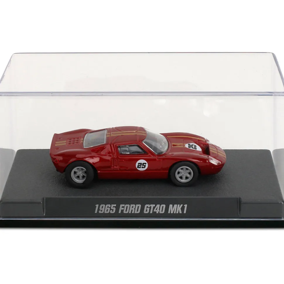 1965 Ford GT40 Mk1 - Red #25 1:64 Scale Diecast Model Car by Majorette