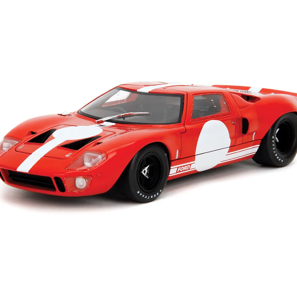 1968 Ford GT40 Mk1 - Red 1:18 Scale Diecast Model Car by Pink Slips