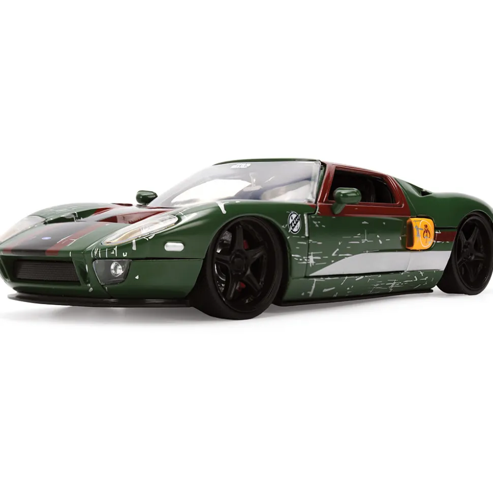 2005 Ford GT - Star Wars Boba Fett 1:24 Scale Diecast Model Car by Jada Toys