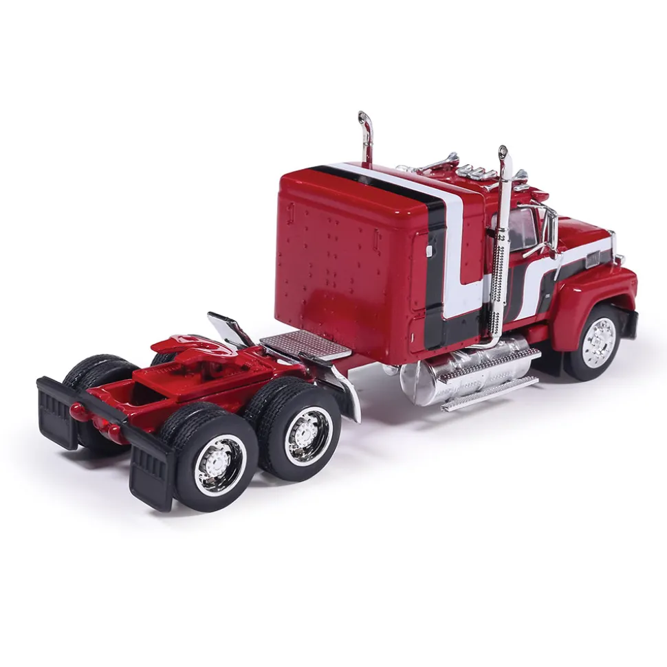 1978 Ford LTL-9000 - Black, Red & White 1:64 Scale Diecast Model Truck by IXO Models