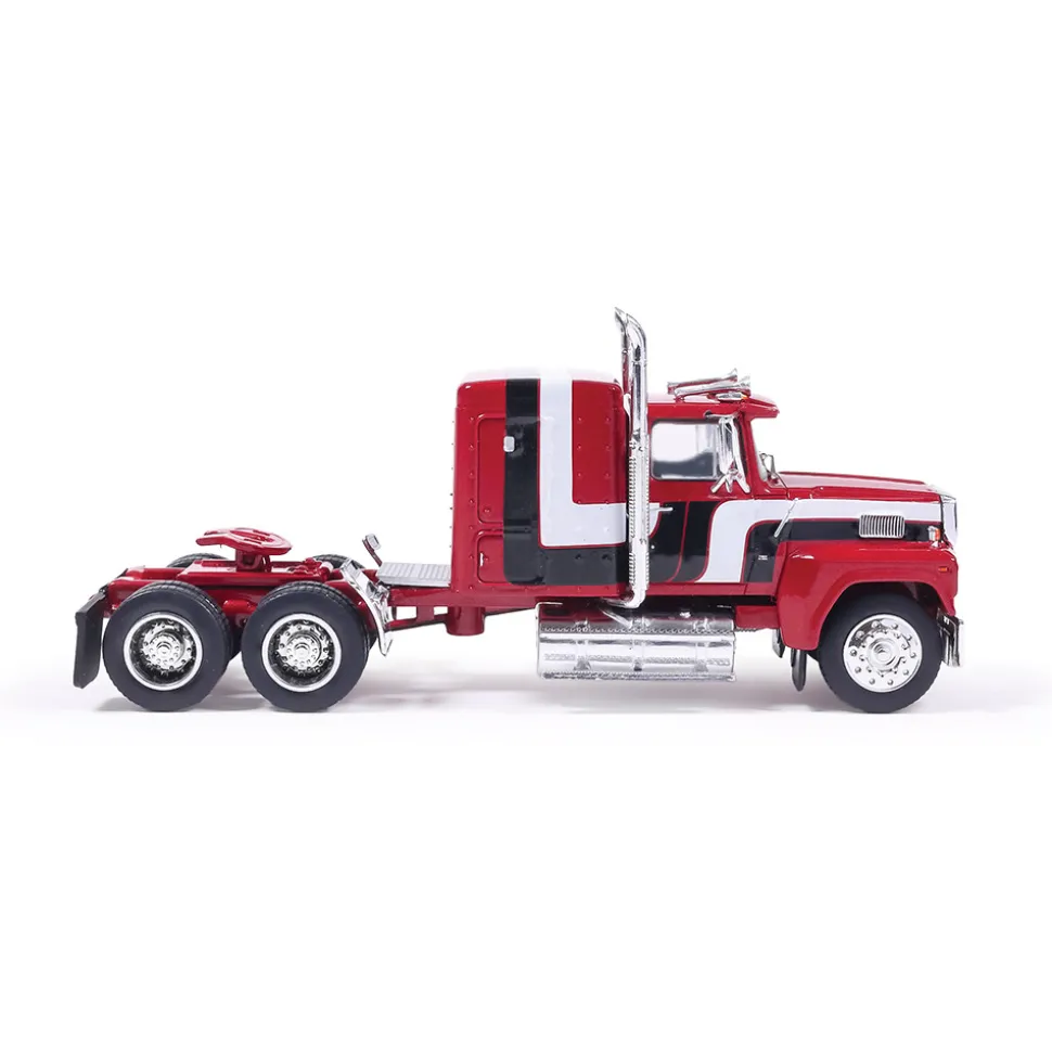 1978 Ford LTL-9000 - Black, Red & White 1:64 Scale Diecast Model Truck by IXO Models
