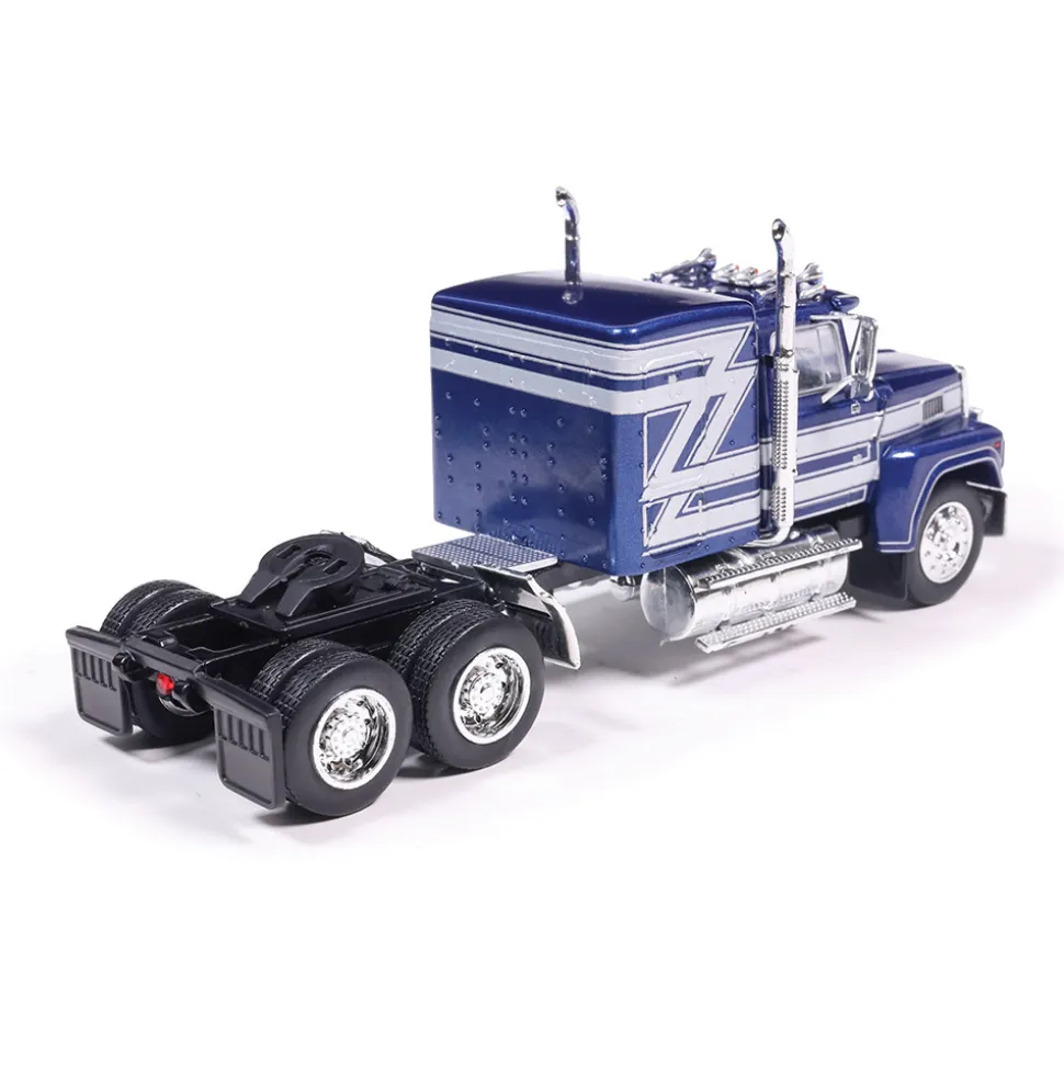 1978 Ford LTL-9000 - Blue and Silver 1:64 Scale Diecast Model Truck by IXO Models