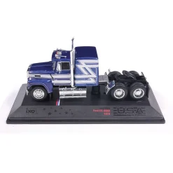1978 Ford LTL-9000 - Blue and Silver 1:64 Scale Diecast Model Truck by IXO Models