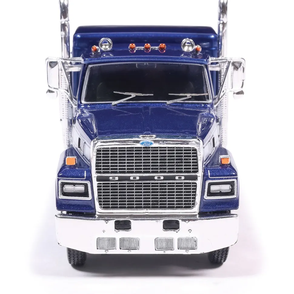 1978 Ford LTL-9000 - Blue and Silver 1:64 Scale Diecast Model Truck by IXO Models