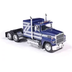 1978 Ford LTL-9000 - Blue and Silver 1:64 Scale Diecast Model Truck by IXO Models