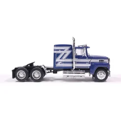 1978 Ford LTL-9000 - Blue and Silver 1:64 Scale Diecast Model Truck by IXO Models